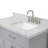 Abbate 42" Single Bathroom Vanity with Carrara White Marble Top-85364100