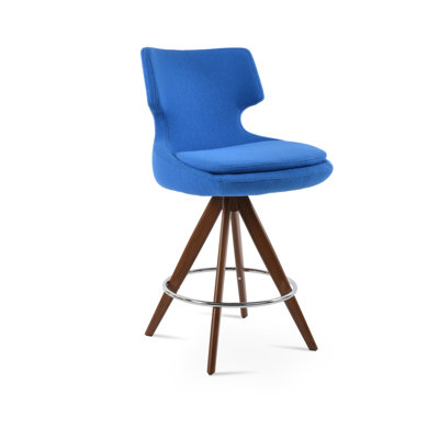 Tabouret Patara Pyramid MW en boucle bleue