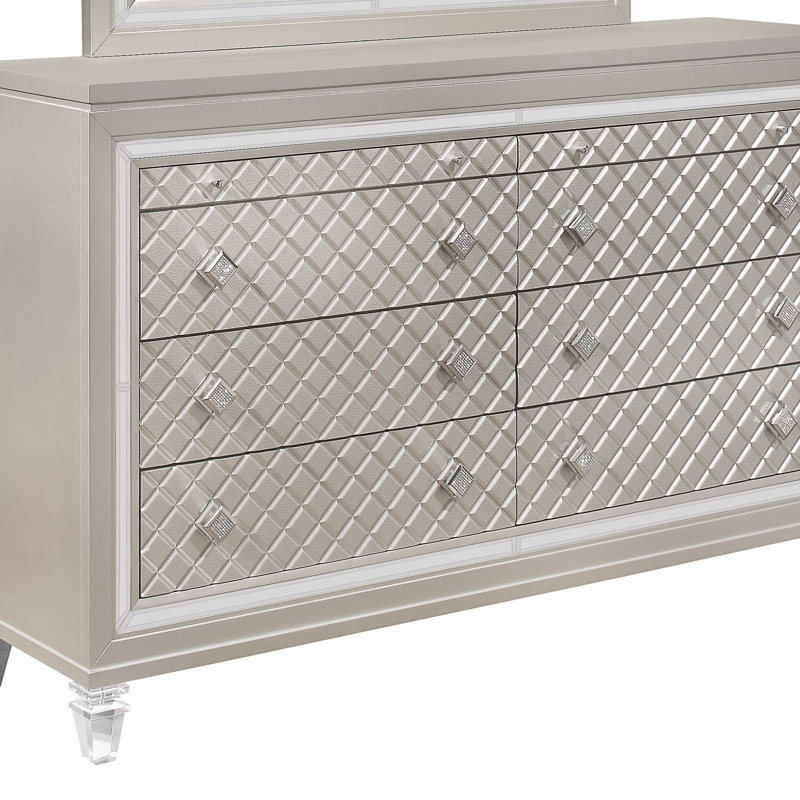 Commode Cross Glam Champagne