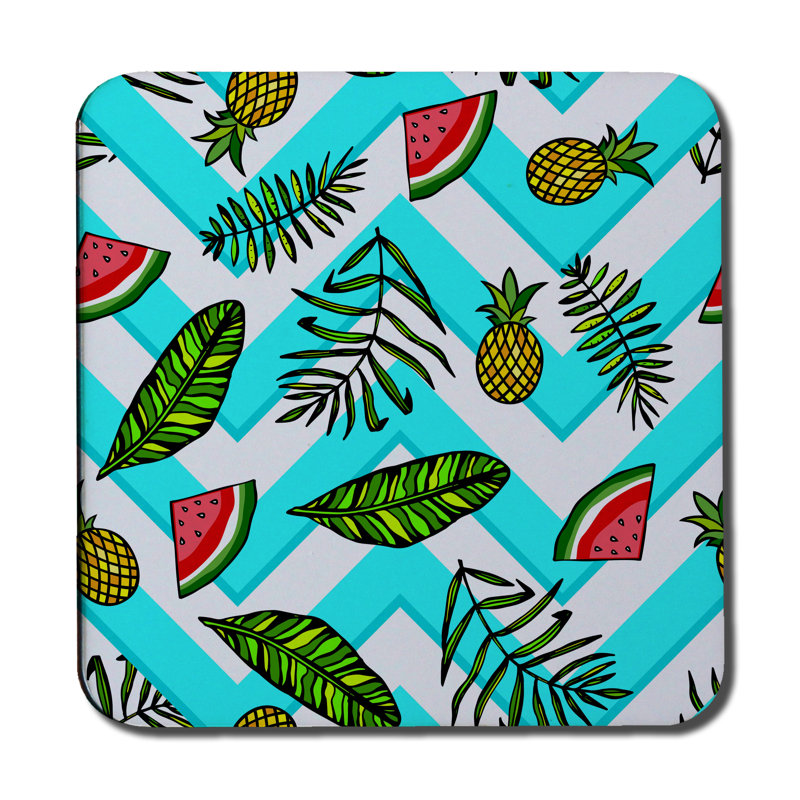 Square 6 Piece Coaster Set