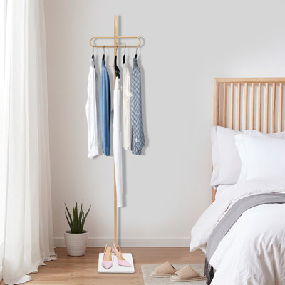 68.9" Freestanding Metal Coat Rack