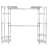 57.9'' Metal Clothing Rack