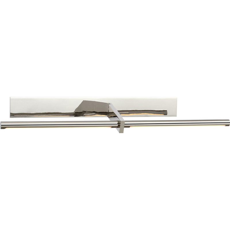 Axis Pivoting Library Light, 3" H x 31.5" W x 13.25" D, Polished Nickel