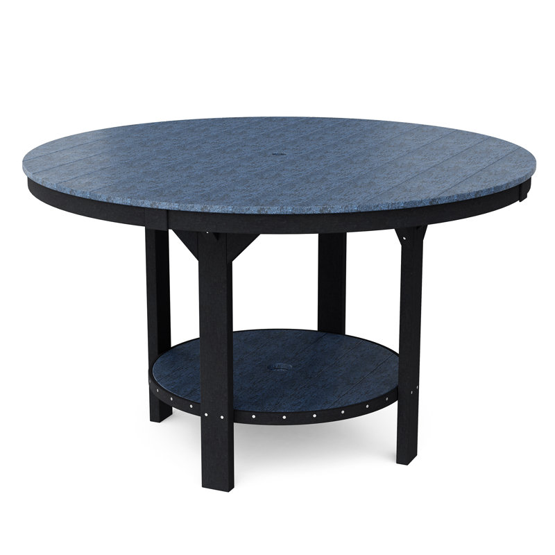 Table bistro Heritage 60 ", Bleu patriote / Noir