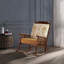 Chaise longue confortable en bois massif-112124571