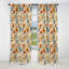 Earthy Multicolor Pallet Botanical - Rideau floral - Rideau occultant floral - 1 panneau-107554758
