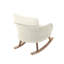 Chaise beige moderne avec coussins imperméables de haute qualité, idéale pour les espaces extérieurs.-579956059
