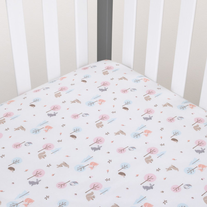 Animals 100% Polyester Microfiber - Piece Fitted Sheet, 28" x 52"