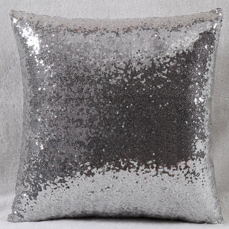 Housse de coussin Glitz And Glam, Argent argent