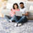 5X7 Blue Grey Area Rug - Non-Shedding, Stain , Ideal For Home Office & Nursery Enhance Your Living Room Dining-194914014