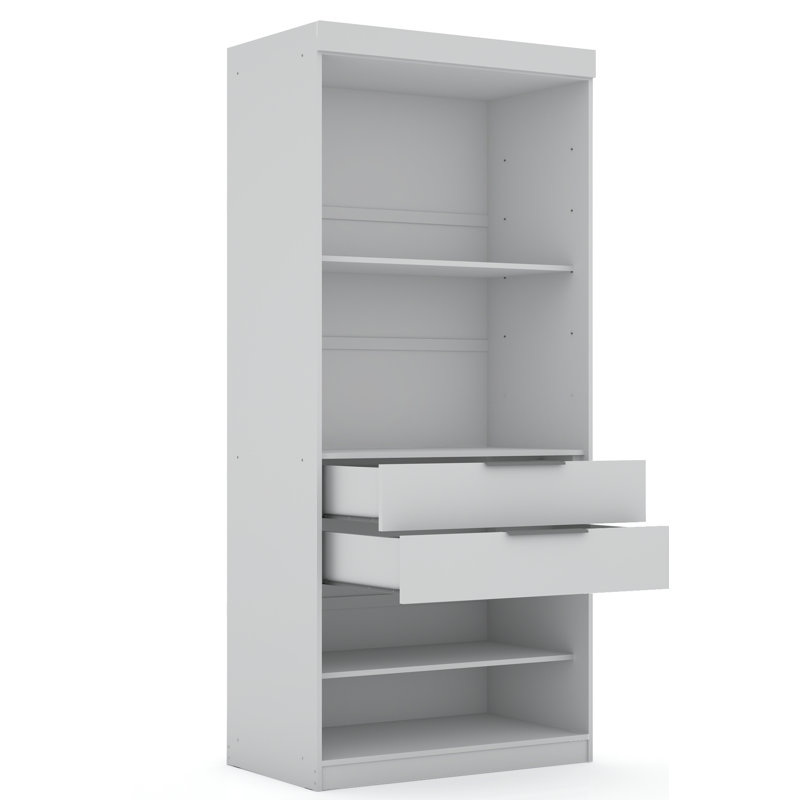 Armoire-penderie 36 po Mulberry, Blanc