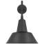 Thomas O'Brien, "Academy 20" Rex Barn Light in Matte Black with 12.5" Green Bowers Shade-1019371166-1019371167
