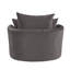 Fauteuil d'appoint pivotant Habak-858430207