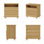 Table de chevet 2 tiroirs avec lumière-1130512069