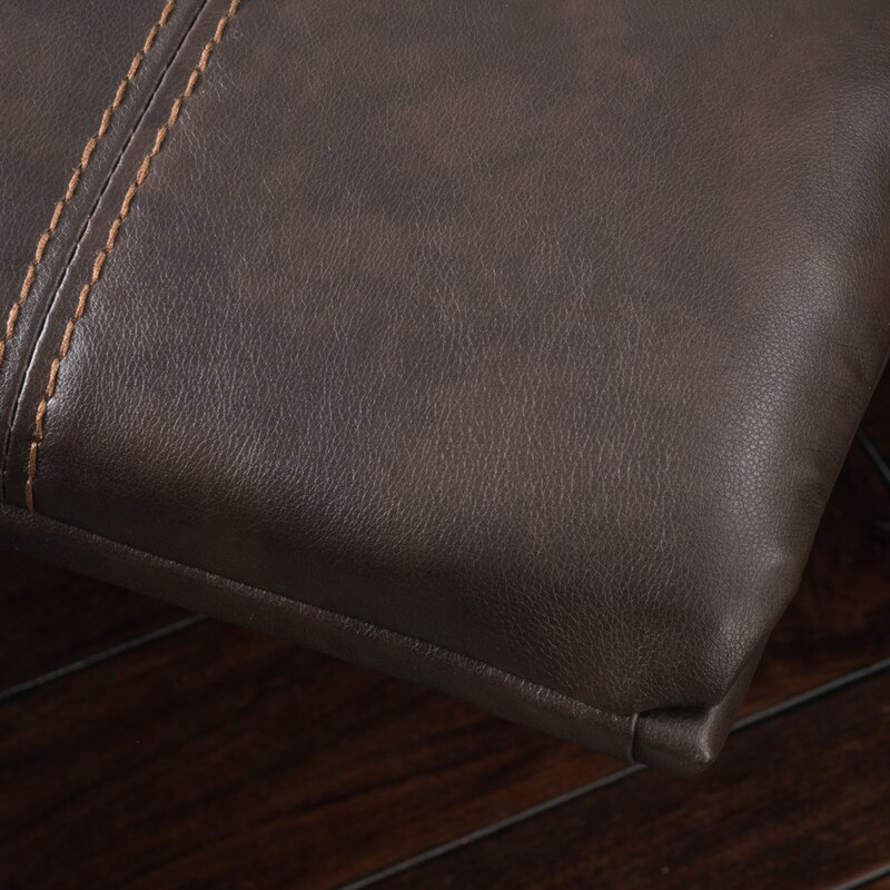 Fauteuil inclinable manuel en polyuréthane standard, Brun