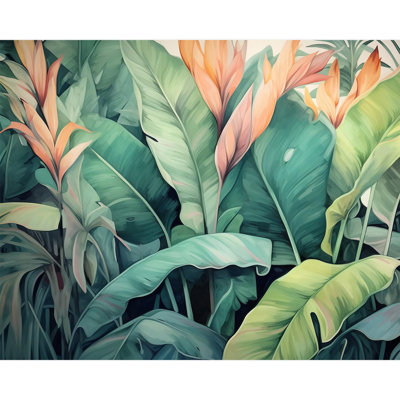 Bordure florale pelez et collez
