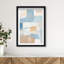 Perimeter Blue (III) Shadowbox Abstract Print by Oliver Gal, Black Frame, 10 x 15-1305026964-1305026970