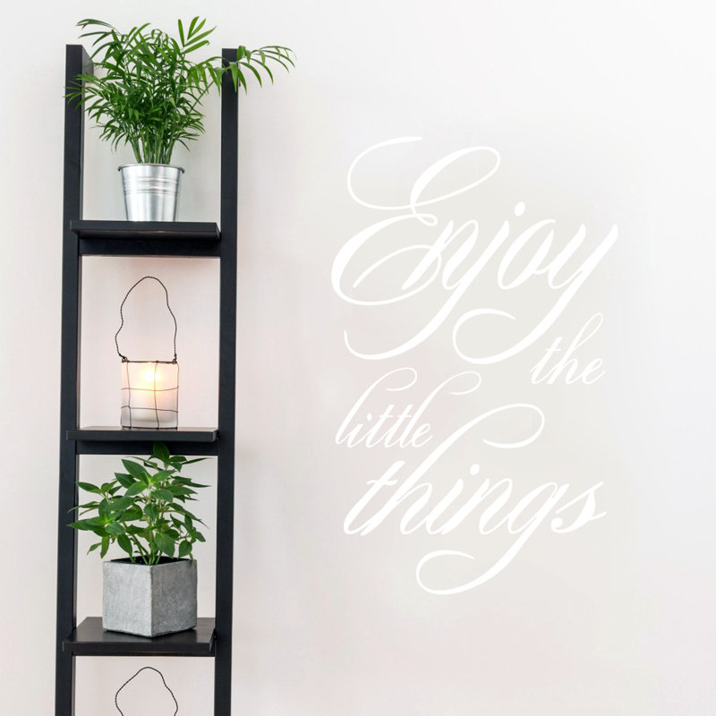 Décalcomanie murale « little things », Blanc