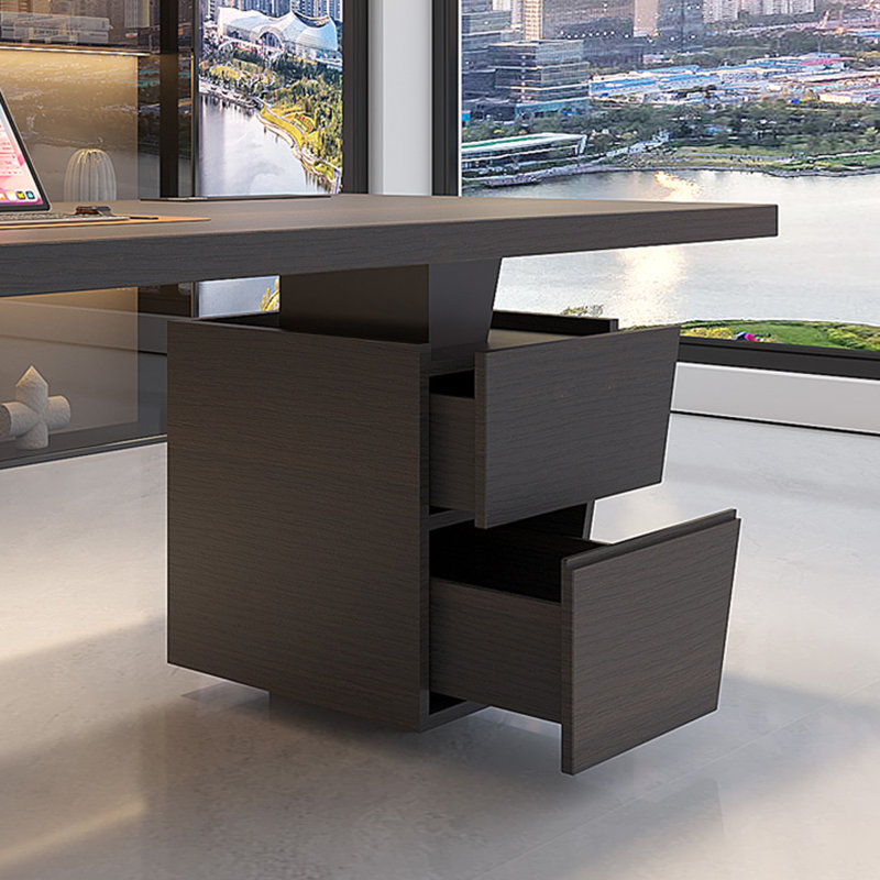 Bureau italien minimaliste, H 29,53 po x l 78,74 po x P 27,56 po