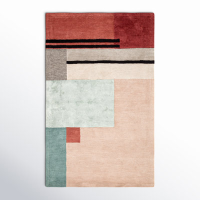 Runway Handmade Beige Rug
