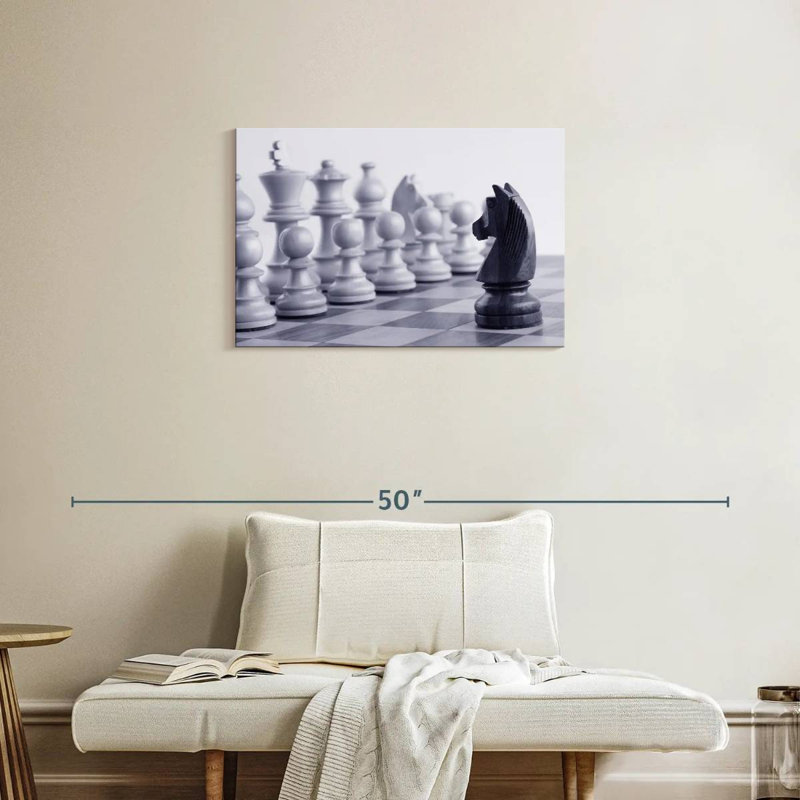 Senne Chess Game Knight, 20" H x 30" W