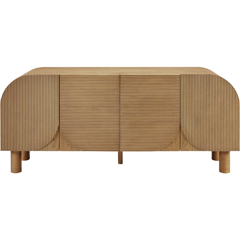 Casablanca 72'' Solid Wood Sideboard, Walnut