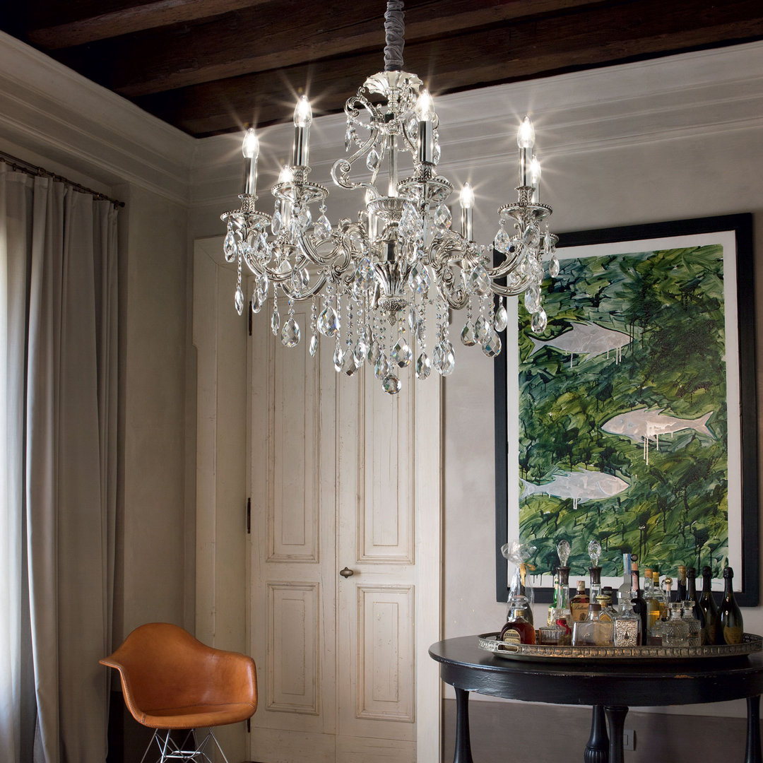 8-Light Candle Style Chandelier