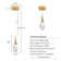Lykeisha 1 - Light Single Teardrop LED Pendant