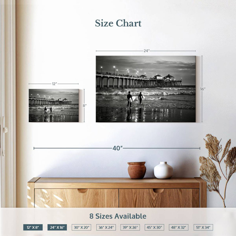 Senne Huntington Beach Surf City, H 16 po x l 24 po