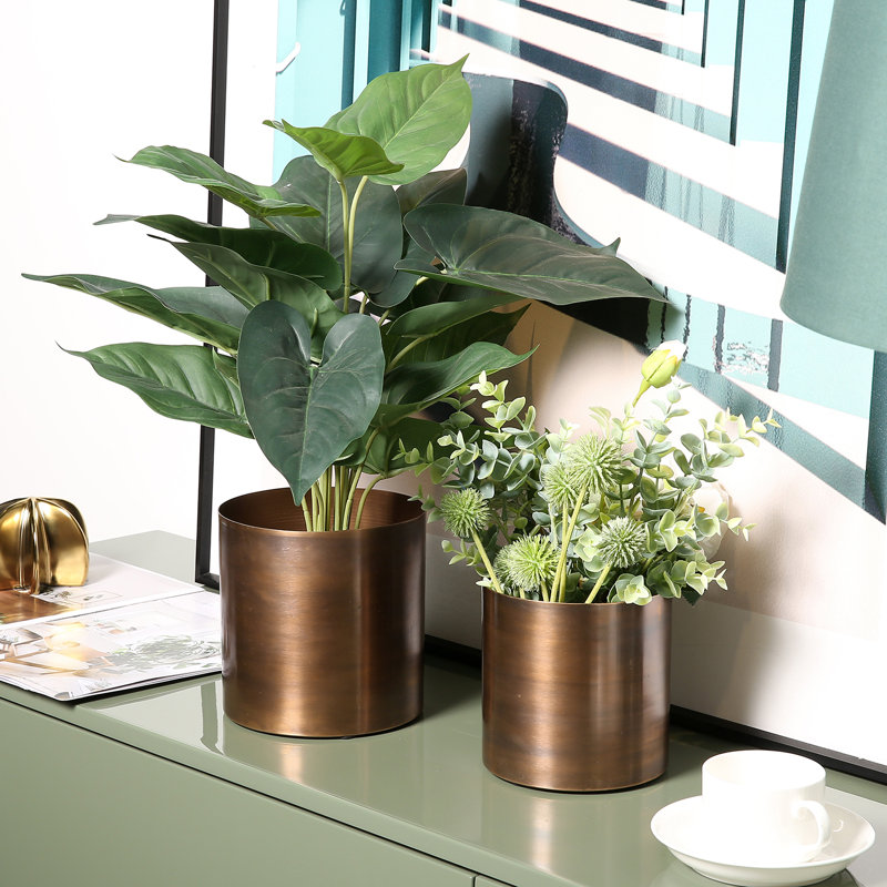 Handmade Metal Pot Planter