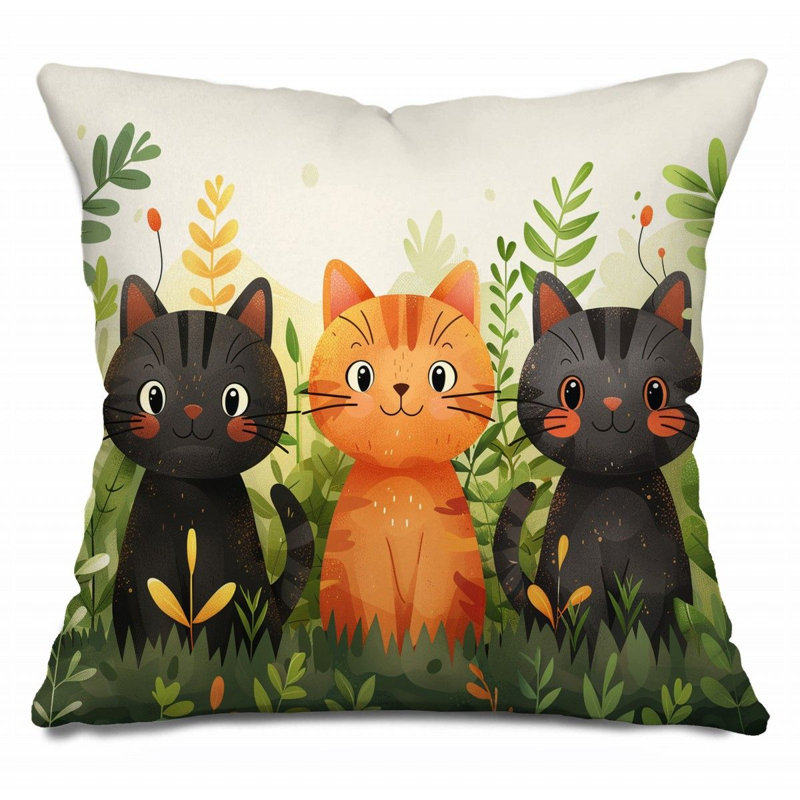 Coussin Kitten Trio, coussins pour animaux, H 26 po x l 26 po