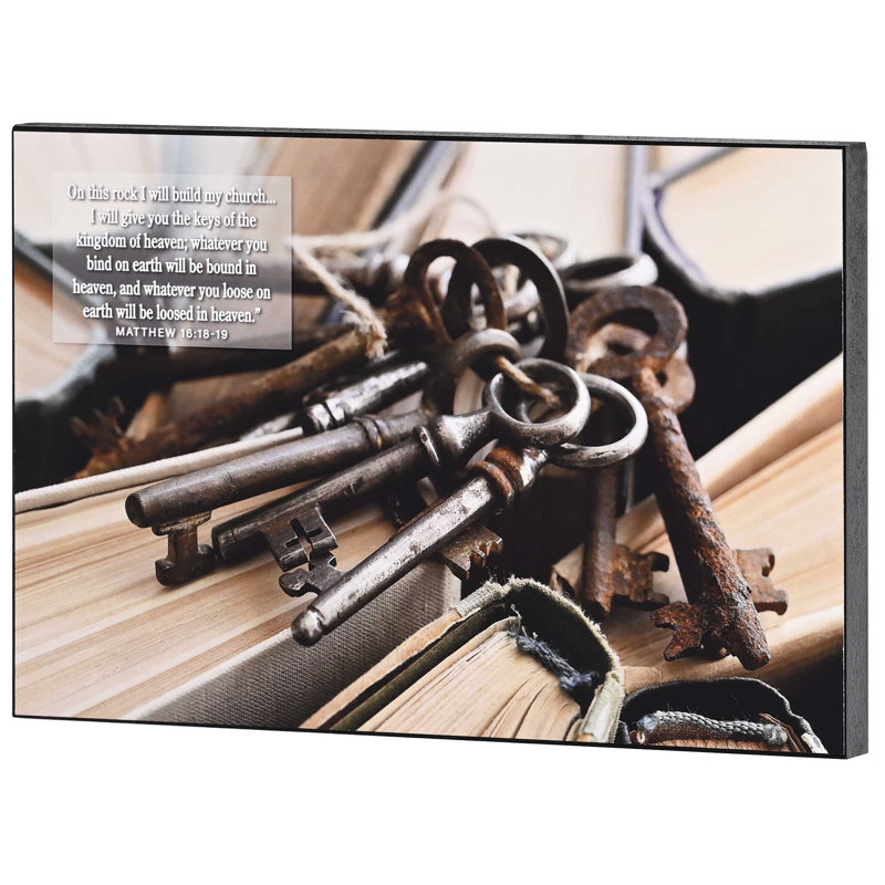 Wall Plaque Keys To Life Matthew 16:19
