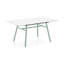 Yo! Outdoor Dining Table with Metal Legs-1857024552-1857024558