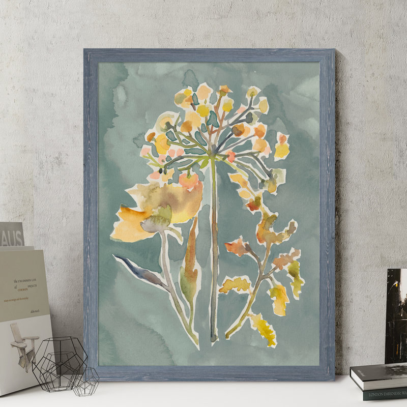 « collected fleurs ii » par paul cezanne-impression du cadre de dessin, Cadre de toile gris, H 22 po x l 16 po x P 1 po