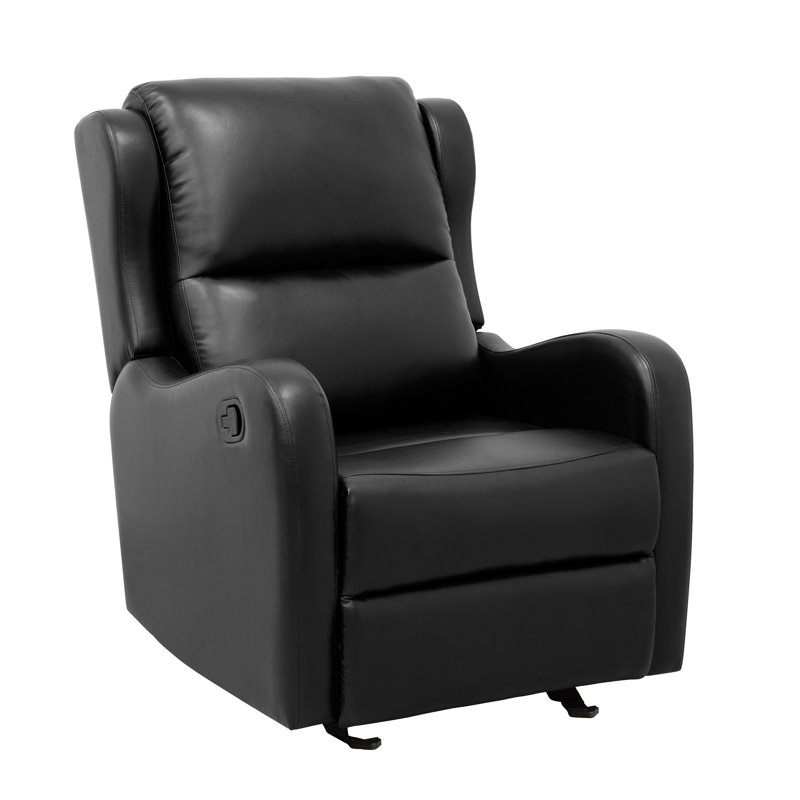 Fauteuil inclinable manuel Ammaz, Noir