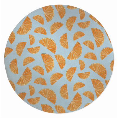 Summer Oranges Outdoor Rug