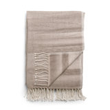 Cashmere Wool Throw Hand Woven Throw Blanket