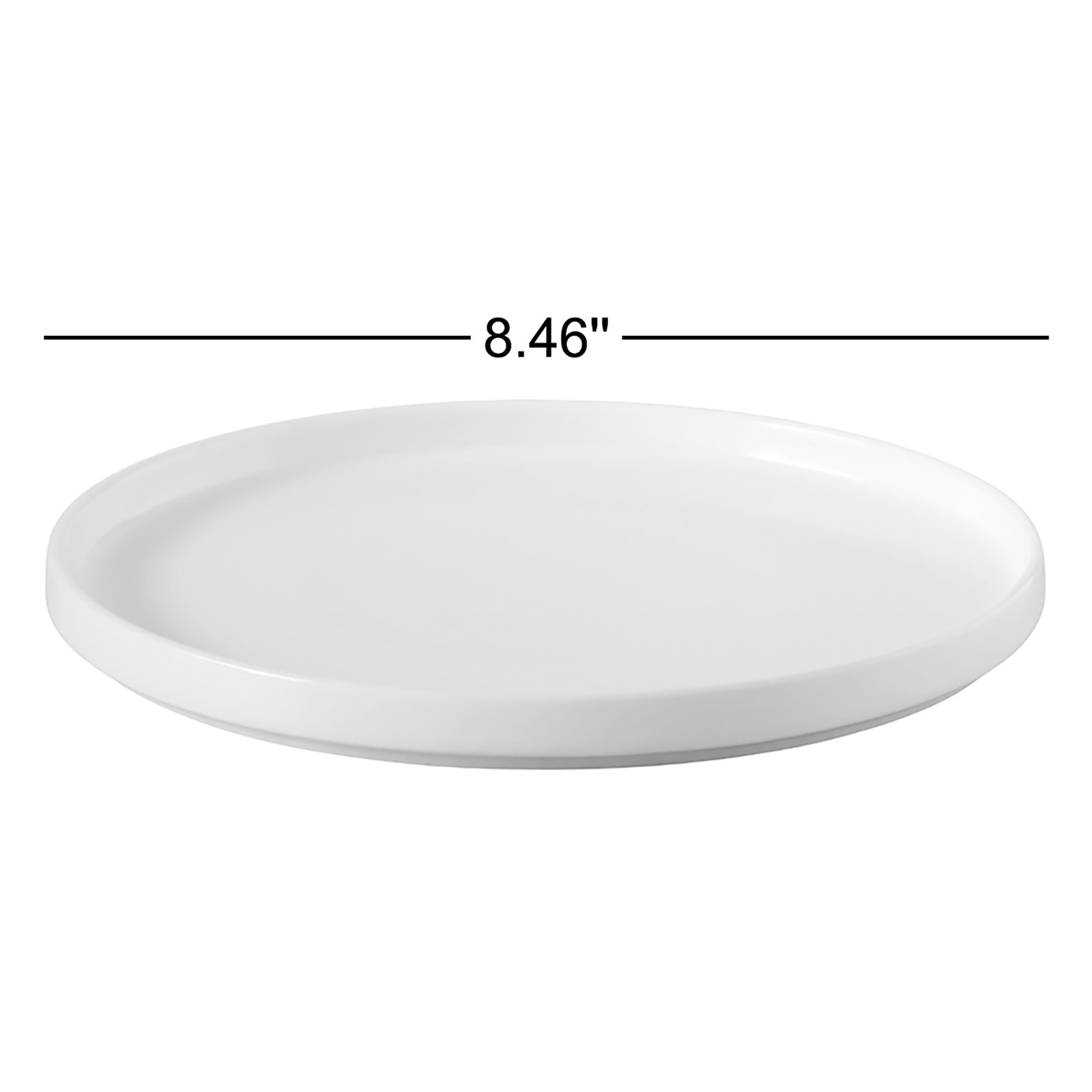 8" Salad Plate, Black