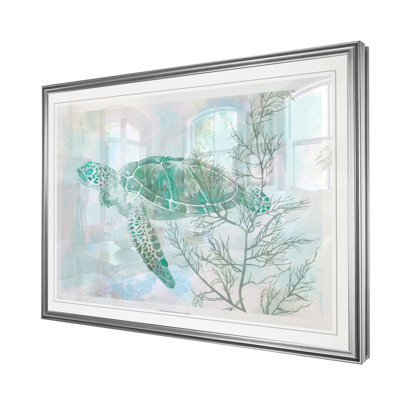 «Sea Turtle II», reproduction de peinture à l'aquarelle