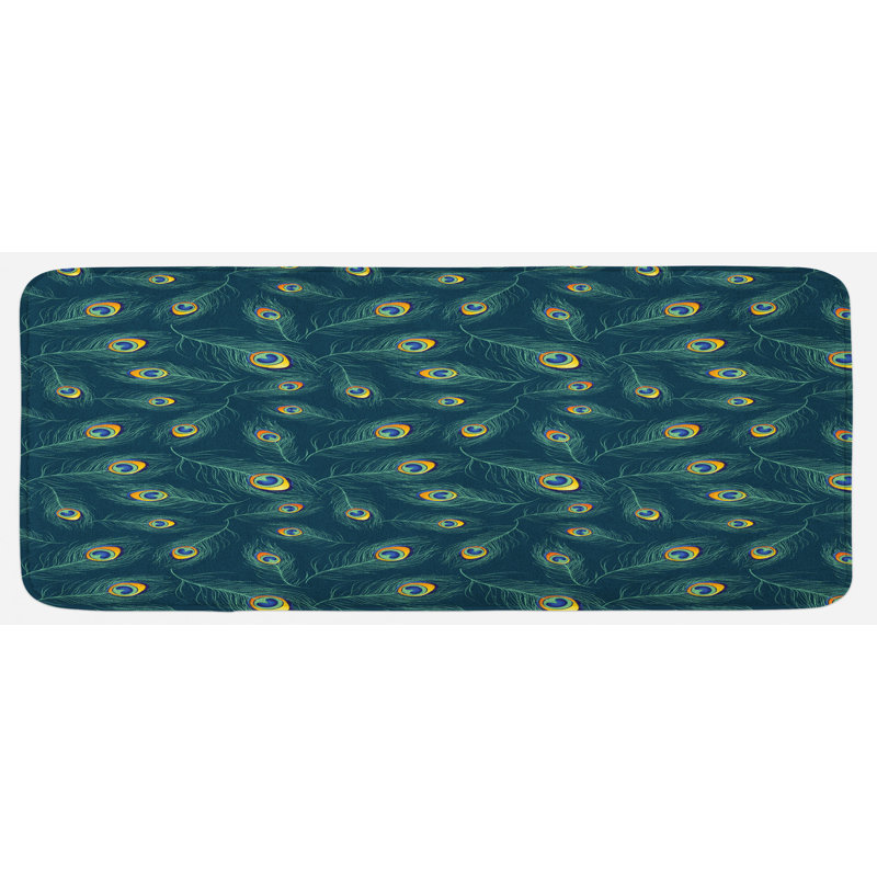 Eclectic Synthetic Kitchen Mat