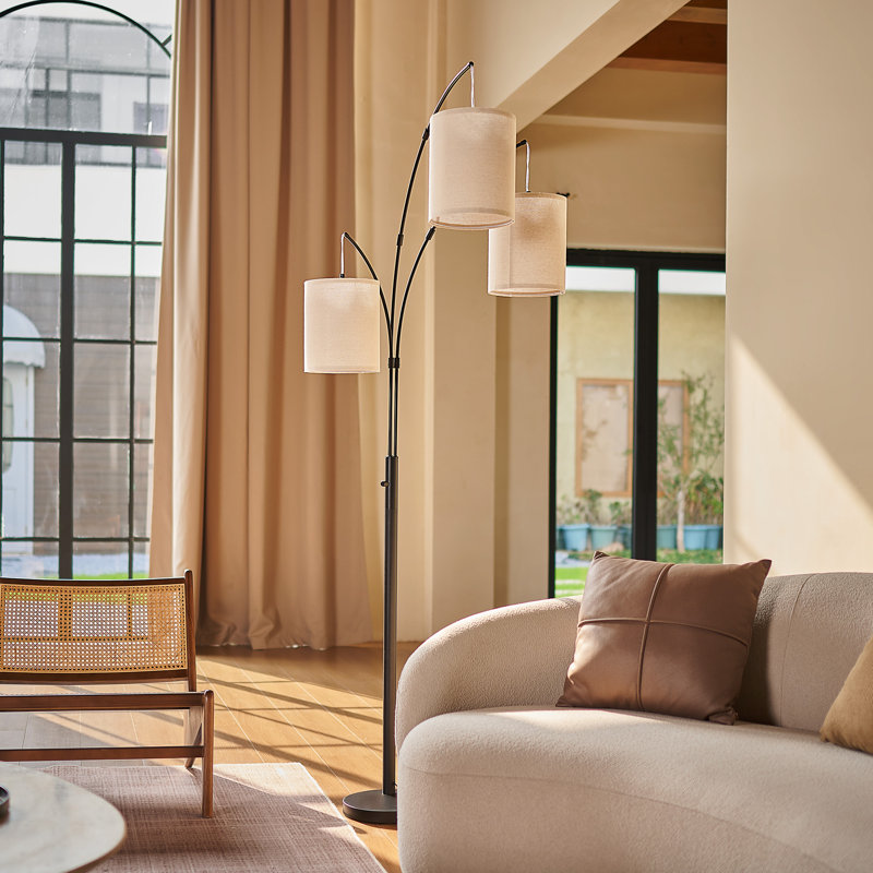 Bulter 80'' 3-Light Arc Tree Floor Lamp
