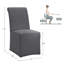 Chaise parsons rembourrée en coton Sela-737251749