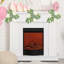 Rose Candle Wreath Artificial Silk Flower Ring Leaf Candle Wreath Wedding Valentine Day Party Table Candlestick Decorations-746298085