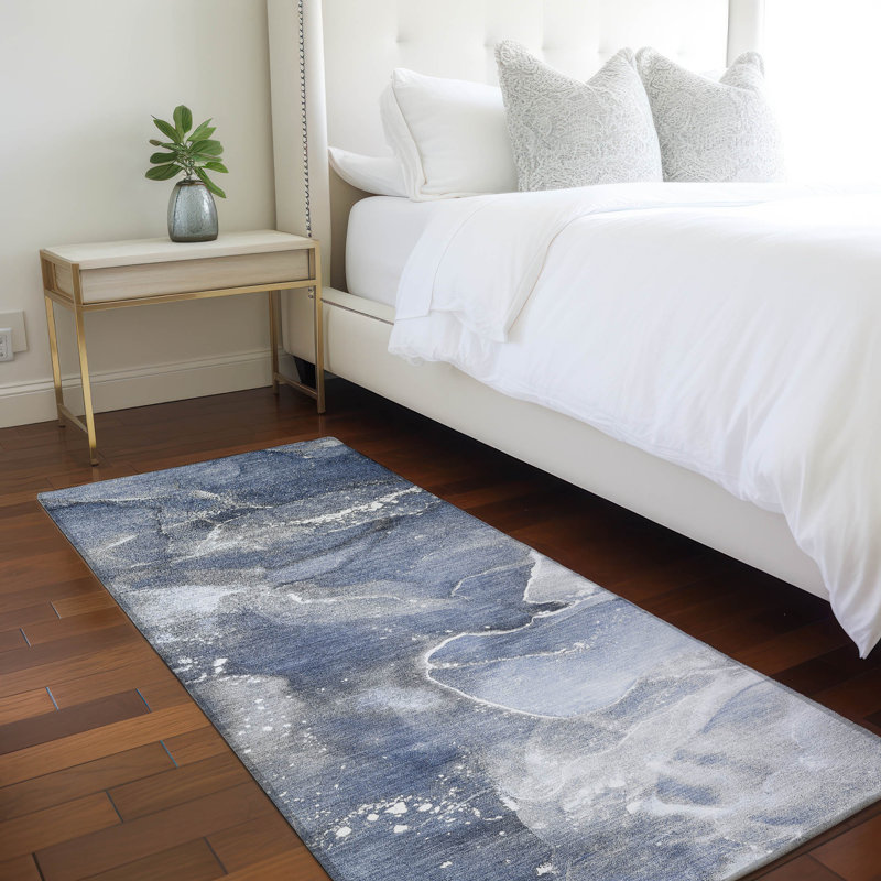 Abstract Indoor / Outdoor Rug, Runner 2'3" x 7'6"