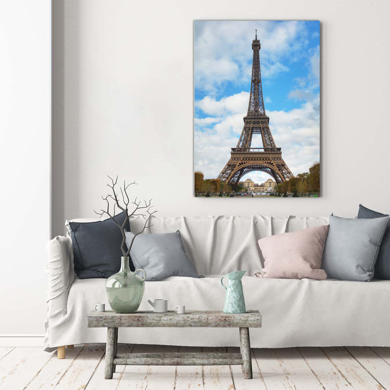 Eiffel Tower Paris - Wrapped Canvas Print