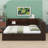 Versatile Sleeper Bench Featuring Open Shelving, Ambient LED Strips, Charging Hub, and Under-Bed Drawers-1320240244