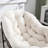 Outdoor Rattan Rocking Chair,Padded Cushion Rocker Recliner Chair Outdoor for Front Porch, Living Room, Patio, Garden, 
White-1743988892