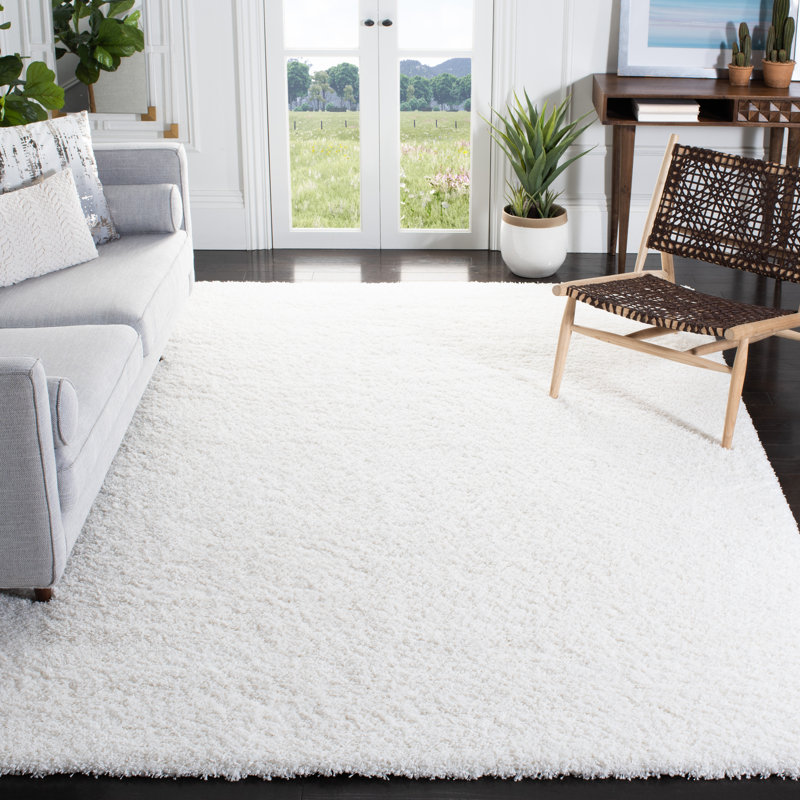 Tapis blanc Assar, Rectangle 9 pi 6 po x 13 pi