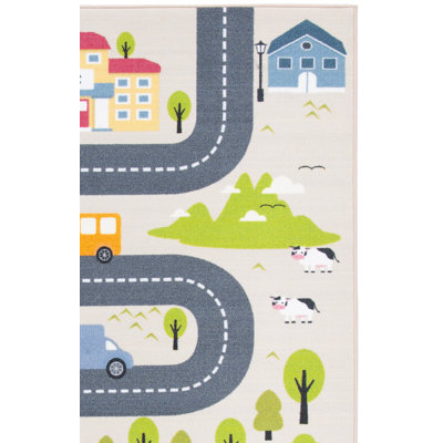 Tapis beige / vert Myatt