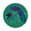 Sous-verres ronds en cuir Vegan de Family Pheasants-119015186